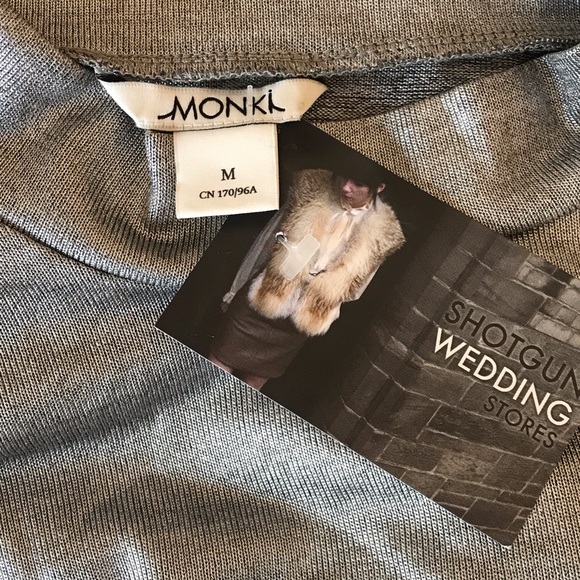 Silver Mock-Neck Crop Top - Picture 3 of 5